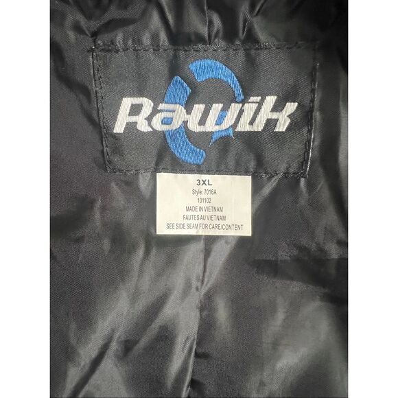 RAWIK Skiwear Insulated Snow Bibs Adult Plus Size 3XL Black Waterproof Overalls - Picture 12 of 14